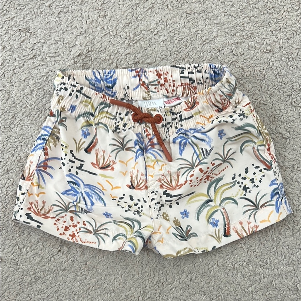 Zara kids swim trunks